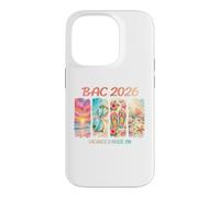 BAC 2026 Vacances Mode on Plages Réussite Après Examens Coque pour iPhone 14 Pro