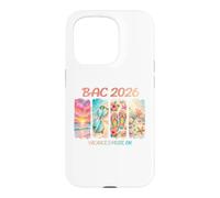 BAC 2026 Vacances Mode on Plages Réussite Après Examens Coque pour iPhone 15 Pro