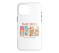 BAC 2026 Vacances Mode on Plages Réussite Après Examens Coque pour iPhone 16 Pro Max