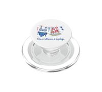 BAC 2026 Vacances Plages on se Retrouve à la Mer PopSockets PopGrip pour MagSafe