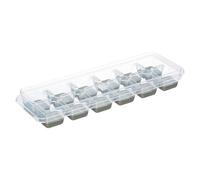 Bac à 12 Glaçons ""Push & Clapet"" 26cm Gris