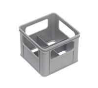 Bac à 4 gros biberons gris charme TU