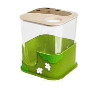 Bac à bain de sable pour hamster - Bac de comte de Chinchilla | Boîte de salle de bain Gerbil | Pour activités de jeu, réduction du stress, animaux de compagnie, parents, projets d'observation