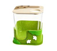 Bac À Bain De Sable pour Hamster,Habitat pour Petits Animaux,Baignoire Transparente pour Hamster - pour Réduction du Stress Cliniques Vétérinaires Enrichissement de Cage Parc d'Activités