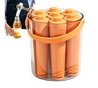 Bac à Bâtonnets de Glace avec Couvercle | Démoulage Facile | Moule à Glaçons,Pour buveurs, hôtes, barmans, maison, bureau, appartement, camping-car, bars, clubs, fêtes, vin, jus, cocktail,