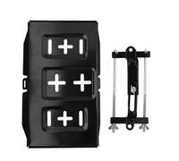 Bac à Batterie Voiture, Plateau de Batterie Réglable Support de Fixation de Batterie de Voiture avec Pince de Maintien Réglable 135mm à 190mm Bac à Batterie en Métal pour Automobile Bateau