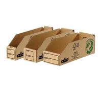 Fellowes Boîte de rangement R-Kive BASICS Marron (L)200 m – Lot de 50