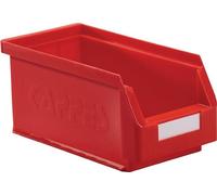 Bac à bec Kappes, taille 5, rouge, longueur 290 x largeur 140 x hauteur 130mm pour plaque à fente - 6004.00.0351