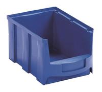 Bac à bec superposable 4L - Grande ouverture - Bleu - Outil multifonction pour rangement et stockage