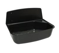 Bac à bec verseur universel en plastique avec paroi arrière Noir 526 x 367 x 342 mm