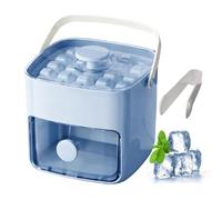 Bac à Blocs de Glace - Bac À Boisson Double Couche Avec Couvercle Pressant | Petit Seau À Blocs De Glace,pour Whisky Bourbon Rafraîchir Cocktails Café Vin Camping-Car Maison Restaurant