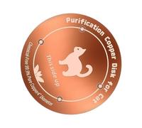 Bac à boire en cuivre pour poulets, disque en cuivre renforcé universel de 10 cm | Gamelle pour oiseaux - pour volière, perruche, perroquet, jardin, terrasse, parc, alimentation
