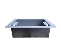 Bac à cendres 30 × 22 cm compatible PalazzETTI Cod. 165120020 en acier gravé 215 x 294 x 85 mm pour barbecue Diva, Malibu, Maxime, Miami, Capri, Gallipoli, Gargano, Levanto, Tropea