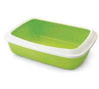 Savic Bac à chat Iriz42 avec bord NO.Vert 42x31x12,5 cm