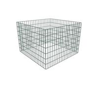 vidaXL Composteur Jardin Carré en Maille 100x100x70 cm Terrasse Clôture Enclos