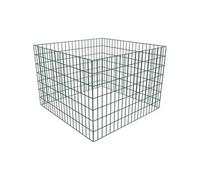 vidaXL Bac à compost carré en maille de jardin 100 x 100 x 70 cm