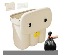 Bac à Compost de Cuisine - Corbeille À Ordures Murale avec Couvercle,Bac À Compost sous L'Évier,pour Camping-Car Armoire Placard Appartement Plan De Travail Salle De Bain Chambre Camping