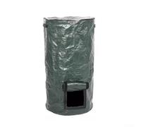 Bac à compost de jardin avec dessus et couvercle pour surveillance en temps réel du compostage Progress Sac de collecte des déchets d'extérieur en polyéthylène (vert, 35 x 60 cm)