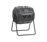 Bac à compost de jardin Noir 73x64x95 cm 160 L 152232
