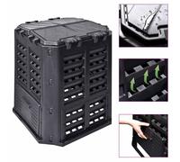 vidaXL Composteur de jardin 740 L Plastique Résistant aux intempéries pour déchets de cuisine