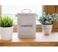 Bac à Compost En Acier Gris Français 3L