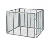 Bac à compost en métal galvanisé 107 x 107 x 81 cm D30950