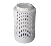 Bac à compost enterré en PVC avec couvercle à vis sécurisé et ventilation, recyclage de déchets de jardin blanc de 160 mm pour restes de cuisine, 1 pièce de poisson et crevettes