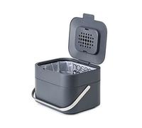 Bac à compost - Joseph Joseph 30016 - Plastique anthracite - 4 L - Design innovant avec ventilation