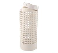 Bac à compostage de petit espace pour jardin, robot de déchets de cuisine en PVC et déchets de jardin pour tube de recyclage avec couvercle sécurisé et ventilateur, composteur compact 30,5 x 15,2 x