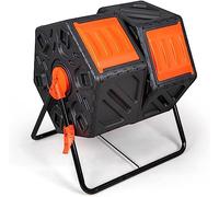 Bac à compostage rotatif pour l'extérieur, sans BPA, chambre simple compacte pour la gestion des déchets de jardin