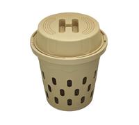 Bac À Composteur À Enterré - Unité De Lombricompostage Extérieure, Système D'engrais pour Sol De Jardin | Bac À Compost avec Couvercle Ventilé pour Parcelles De Légumes, Jardin, Pépinière, Ferme,