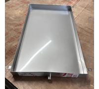 Bac à condensat de 5 cm de haut en acier inoxydable 304 - Anti-fuite - Pour systèmes de climatisation intérieure et extérieure - 40 x 110 cm