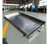 Bac à condensat haute performance en acier inoxydable 304 pour climatiseurs, convient pour l'intérieur et l'extérieur de mini climatiseurs à fenêtres séparées (120 x 10 cm)