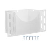 Bac à Condensats de Climatiseur Extérieur Blanc en Plastique, 1,5 CM | Installation sans Outils, Compatibilité, Unité Extérieure, Terrasse ou Patio, Protège Murs et Bardage