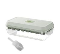 Bac à congélateur de glace moule à push, de stockage, conteneur réutilisable, couvercle de libération facile | Cuisine Cube Cube Maker pour jus de fruits réfrigérés, Mixazion