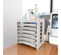 Bac à courrier - Organisateur de Bureau - Porte-Documents A4 - pour la Maison, Le Bureau, l'école, Banette de Rangement Bureau, Range Document Bureau pour Maison École-33,5 x 25,5 x 40 cm(2 pc)