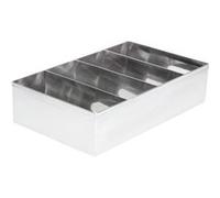 Olympia égouttoirà couverts en acier inoxydable 415 x 255 x 105 mm