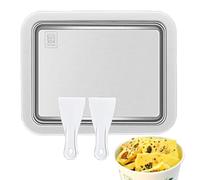 Bac à crème glacée - Machine à crème glacée plate | Machine à rouler plate, petite roulette portable manuelle