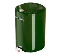 Bac à déchets à pied de 16 litres bac de déchets de cuisine en plastique avec couvercle anti-œuvres et pédale de pied en acier inoxydable adapté au salon, aux déchets alimentaires de cuisine et green