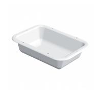 Bac à diviseuse 400 x 300 - 7 L - blanc