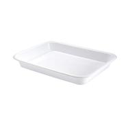 Bac à diviseuse rectangulaire 10 L - blanc