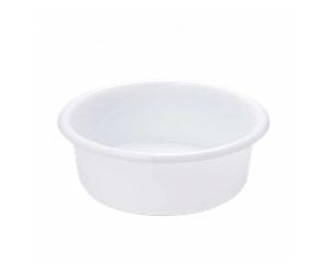 Bac à diviseuse rond 19 L - blanc