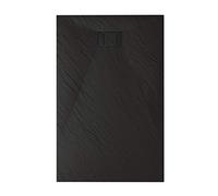 Bac à douche 80x140x2,6 CM Rectangulaire Anthracite Effet Pierre mod. Blend