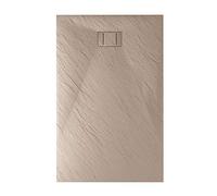 Bac à douche 80x180x2,6 CM Rectangulaire Tortourelle Effet Pierre mod. Blend
