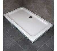 Bac à douche - Selene - Rectangulaire - 80x120 cm - ABS - Fond anti-dérapant