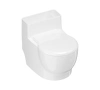 Bac À Eau | Distributeur Surélevé en Forme de Toilette Anti-Renversement - Bols d'eau pour Chats en Acier Inoxydable avec Base Anti-Dérapante | pour Animaux de Compagnie Chiot Intérieur