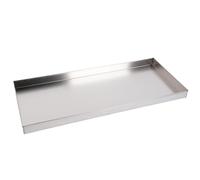 Bac à eau en Acier Inoxydable, Plateau D'égouttage Carré pour Eau et Huile | Bac de Récupération Résistant à la Rouille pour Condenseur de Climatiseur, Lave-Vaisselle, Machines(60x55cm/24x22in)