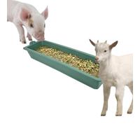 Bac à eau pour animaux d'élevage et de gros bétail - Grande capacité - Utilisation universelle et facile à - Bac à nourriture pour poulets - Pour ranch extérieur volaille