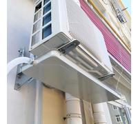 Bac à Eau pour climatiseur intérieur/extérieur, bac de vidange pour unité AC,Bac d'égouttement de collecteur d'eau de condensat,Bac de récupération Universel en métal galvanisé 1.5P/3P/5P