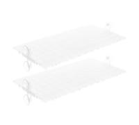 Bac à Eau pour Jardinière Grille Dense, Plastique, Base Surélevée | Usage Maison et Balcon, Aide à Limiter L’excès D’eau, Montage Simple, pour Succulentes et Fleurs